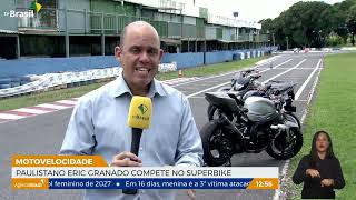 Brasileiro Eric Granado compete no Superbike [upl. by Sosthena]