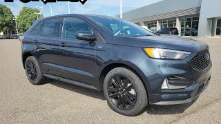 2024 Ford Edge Stone Blue AWD Panoramic Vista Roof Convenience Package Power liftgate [upl. by Suiratnauq]