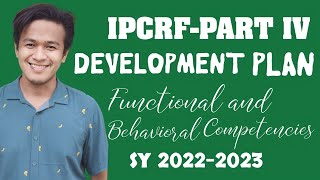 IPCRFDEVELOPMENT PLAN 2023 with sample answer [upl. by Holcman]