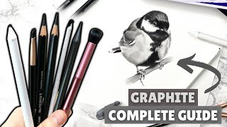 HOW to USE GRAPHITE PENCILS  COMPLETE GUIDE for BEGINNERS [upl. by Barta]