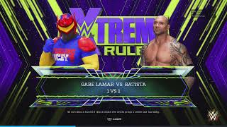 WWE 2K24  GabeLamar vs Towelleondrugs  Steel Cage  20241007193009 [upl. by Schreib]