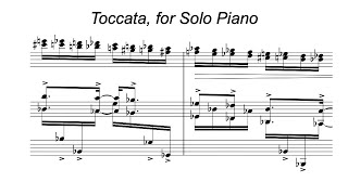 Toccata for Solo Piano 2023 rev 2024 [upl. by Halludba923]