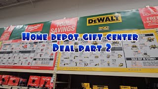 Home Depot Gift Center Deals Part 2 [upl. by Ednutey]