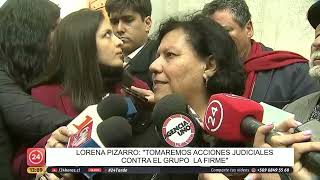 Lorena Pizarro tomará acciones judiciales contra el grupo La Firme  LA FIRME [upl. by Ecilayram]