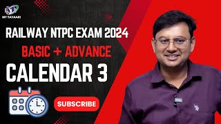 Calendar  Railway NTPC 2024  Basic to Advance Concept [upl. by Craner]