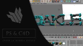 TUTO  Créer le Bubble Effect  Cinema 4D amp Photoshop [upl. by Kegan]