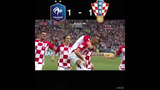 France vs Croatia 2018 World Cup final [upl. by Yllatan]