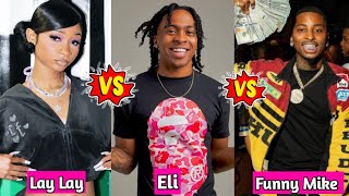 Eli Unique vs That Girl Lay Lay vs FunnyMike Lifestyle Comparison 2024 [upl. by Jacie]