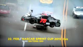 Nascar Sprint Cup 15 Daytona 500 Live MotorvisionTV Trailer [upl. by Noda]