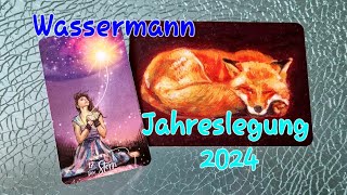 Wassermann â™’ï¸ Jahreslegung 2024  Jahresorakel [upl. by Zeuqram660]