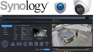 Synology Surveillance Station With Amcrest AI Advanced Detection [upl. by Braunstein987]