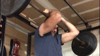 Zercher Front Raises  Fantastic finisher for shoulder workouts [upl. by Enirtak]