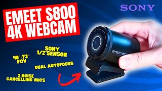 Testing the EMEET S800 The Best Affordable 4K Webcam [upl. by Enyrat]