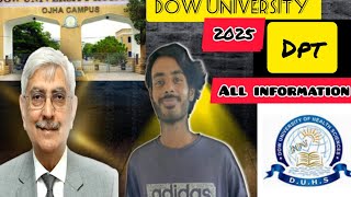 Dow DPT Admission 2025Dow University DPT Admission 2025Dow University admission 2025 [upl. by Eislel]