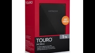 Hitachi HGST Touro Mobile MX3 1TB USB 30 Unboxing and first impressions [upl. by Aimo]