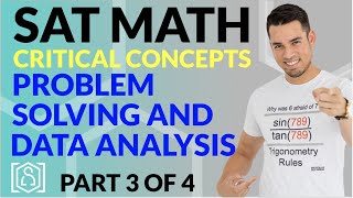 SAT Math Critical Concepts for an 800  Problem Solving and Data Analysis Part 3 of 4 [upl. by Weaks265]