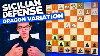 HOW TO PLAY Sicilian Defense DRAGON Variation by Grandmaster Anish Giri [upl. by Particia]