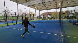 LTA Padel Instructor  Serve Task right [upl. by Hoehne173]