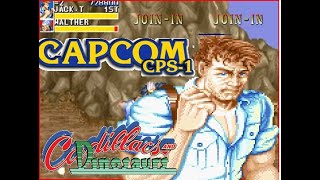 Cadillacs amp Dinosaurs Arcade Hardest Jack no recoveries no death playthrough [upl. by Renie189]