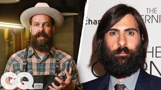 Barber Shows How Celebrities Shape and Style Their Beards  GQ [upl. by Mcclees513]