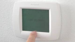 Klokprogramma Chronotherm Vision Modulation instellen  Honeywell Home [upl. by Bagger902]