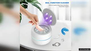 Household Ultrasonic UV Cleaner Dental Assistant Denture Bath Pulsating Cleaning Kit Review [upl. by Kal]