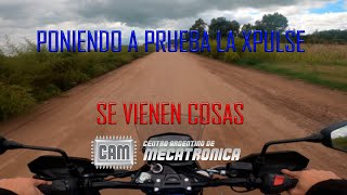 Banqueamos la Xpulse 200 y un Viaje a bragado en moto [upl. by Akena]