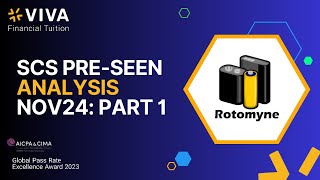 CIMA SCS November 2024 Preseen Analysis  Rotomyne [upl. by Samuele294]