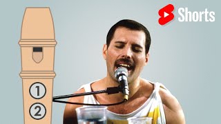 How to play the recorder We Are the Champions Shorts Recorder HowToPlay [upl. by Aurie]