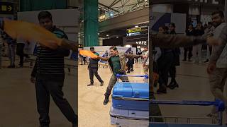 Tinak tin tana Song Dance at Rajiv Gandhi International Airport 😃🛫 [upl. by Declan51]