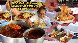 40 PESOS PALABOK AT ITALIAN SPAGHETTI ni NANAY CELIA  PINOY MERIENDA  KUYA DEX HD [upl. by Muhammad]