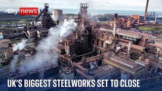 Port Talbot UKs biggest steelworks set to shutdown  leaving thousands to lose jobs across Wales [upl. by Noet]