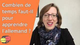 Combien de TEMPS fautil pour apprendre lALLEMAND [upl. by Dorraj]