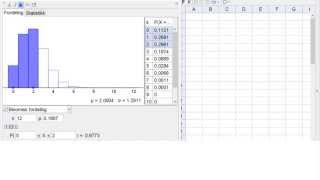 GeoGebra  64 Sannsynlighetskalkulatoren V [upl. by Ame]