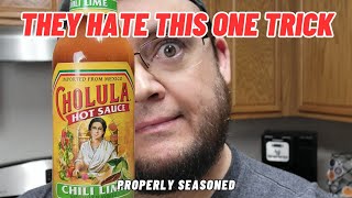 Genuinely GoodCholula Chili Lime Hot Sauce Review  We Review Food  Properly Seasoned [upl. by Darya]