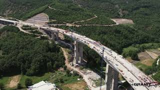 Construction of the Highway Kicevo  Ohrid [upl. by Jempty720]