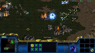 StarCraft Remastered 4K 60FPS Enslavers Campaign 2b  The Rescue [upl. by Ynaiffit152]