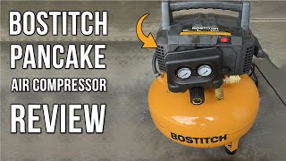 BOSTITCH Pancake Air Compressor Review Your Next MustHave Toolquot [upl. by Goldfarb332]