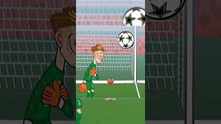 Ter Stegen turned into the Onana 💀 footballanimation [upl. by Ynnub]