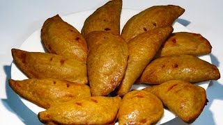 Receta Empanadillas de masa casera rellenas de tomate atún y huevo  Recetas Loli Domínguez [upl. by Odnama]