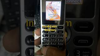 All keypad mobile invalid sim card solution  china mobile sim no service noservice invalidsim [upl. by Hpeseoj893]