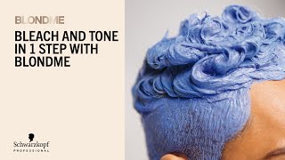 Get to know Bleach and Tone in 1 step with BLONDME [upl. by Worlock]