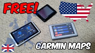 How to Get FREE Latest Garmin Maps  Restore Old GPS Units [upl. by Tselec115]