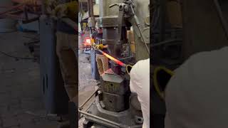 Power Hammer Time Blacksmiths Forging Stainless Steel blacksmith madeofsteel welding metal [upl. by Adlay]