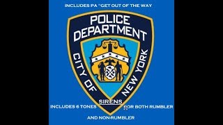 NYPD Rumbler Non Rumbler Version 20 [upl. by Leonard]