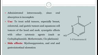 Antimetabolites Anticancer Agent Medicinal Chemistry Session 5 [upl. by Llerrah]