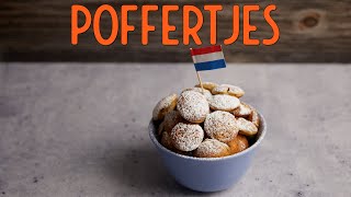 How to Make Poffertjes BiteSized Dutch Pancake Recipe [upl. by Eceinahs]