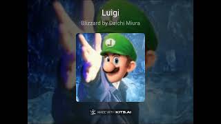 Luigi sings Blizzard by Daichi Miura AI Cover [upl. by Bond128]