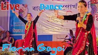 FlorinaGogoi Stage Performance  at Rajapara Kamrup AssamBidyaswarRChenel [upl. by Anu601]