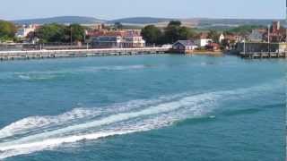 Wightlink Ferry Lymington to Yarmouth  Isle of Wight [upl. by Eussoj]